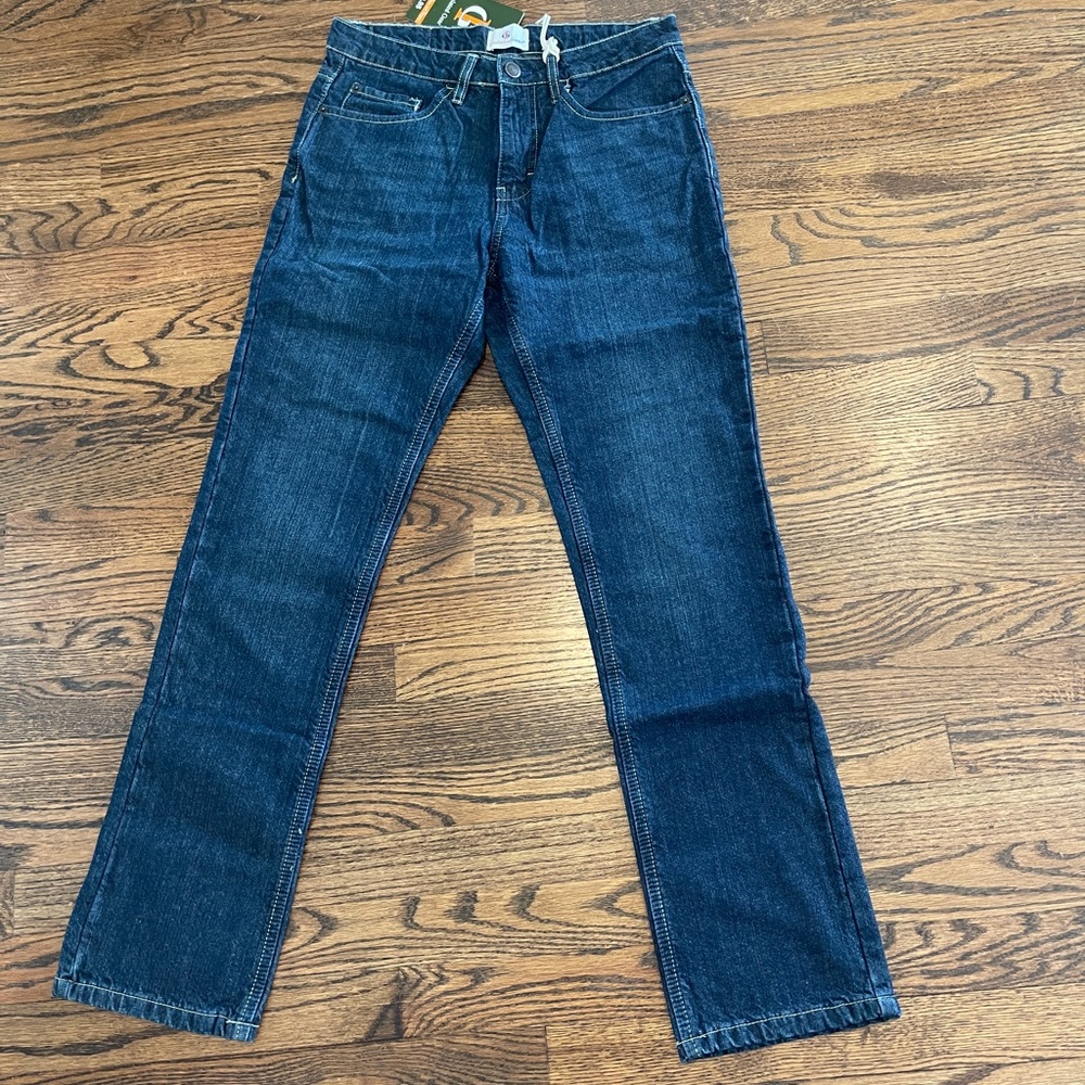 Boyfriend Flannel-Lined Jeans warm winter - size 6/8 Medium